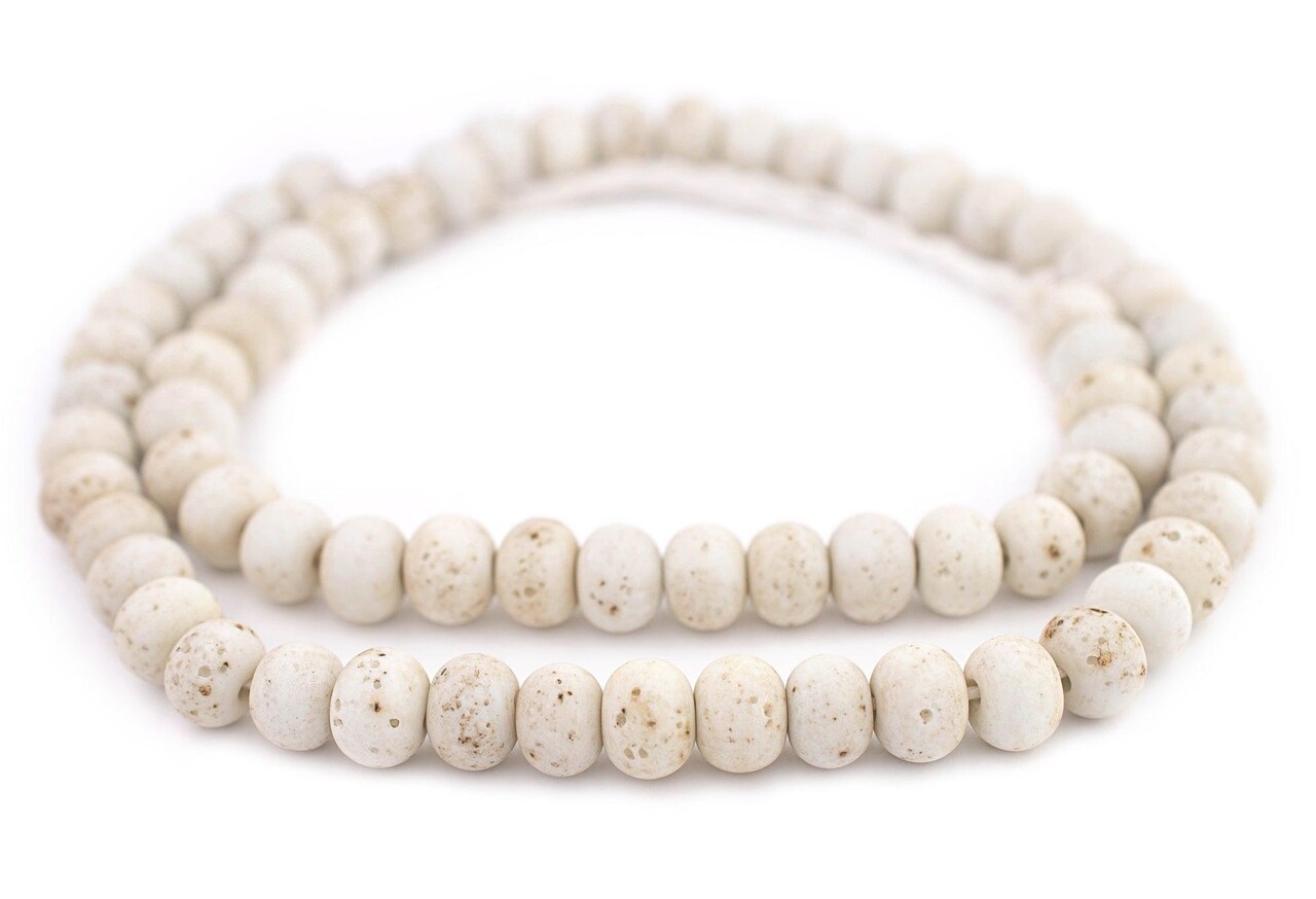 The Bead Chest® Ancient Style Java Glass Beads, 24+ Inch Strand, 11mm Beads, Available in 13 Colors